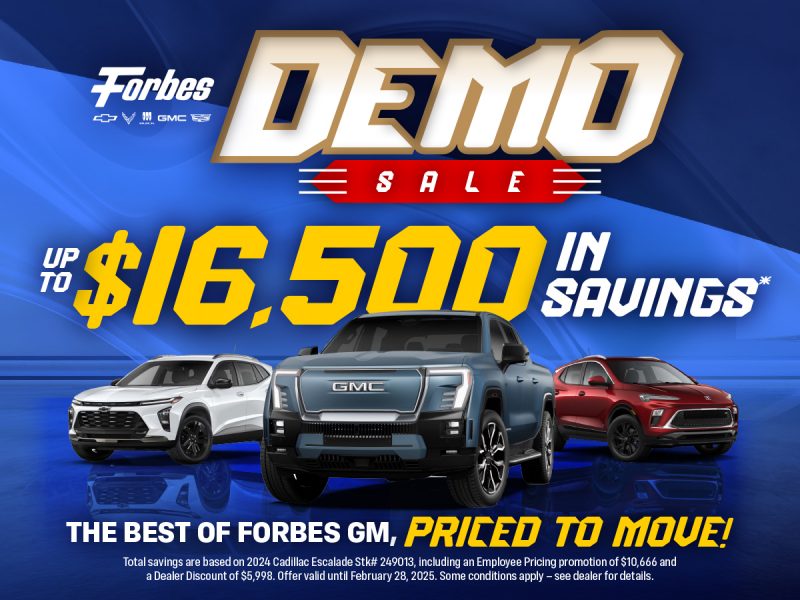 Demo Sale - The Best of Forbes GM, Priced To Move